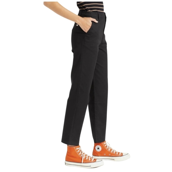 Brixton VICTORY WIDE LEG PANT BLACK Size 28 NWT - Picture 2 of 8